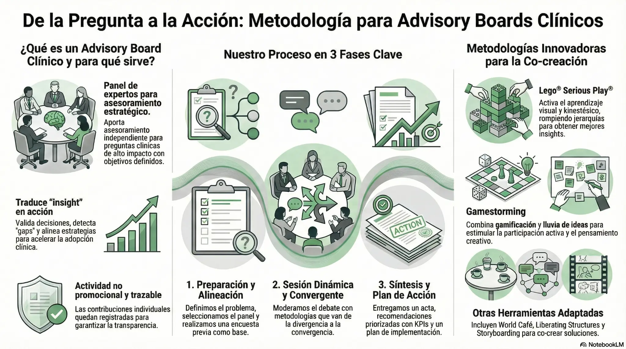 Advisory Boards Clínicos - Metodología Inspira